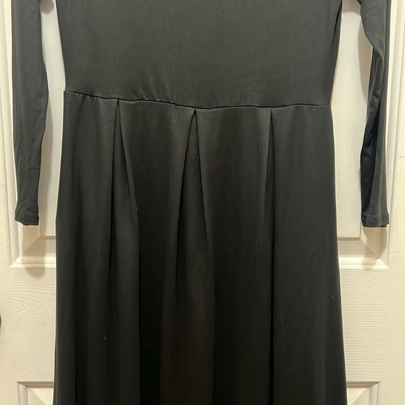 New! 24/7 Midi Length Fit n Flare Pocket Dress - Picture 4 of 5